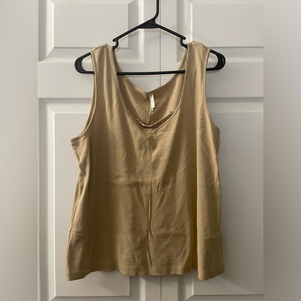 White Stag tan tank top